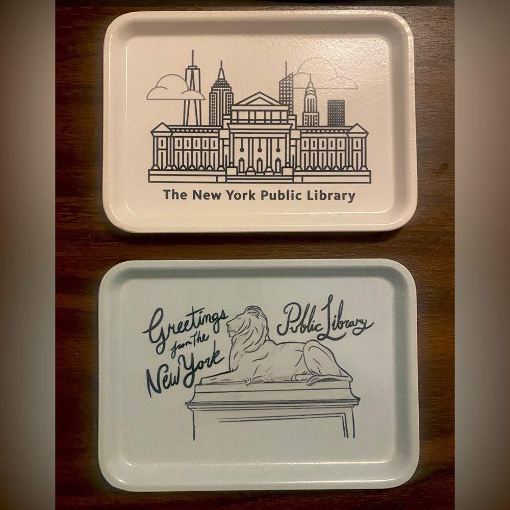 New York Public Library, Plastic Decorative Trays